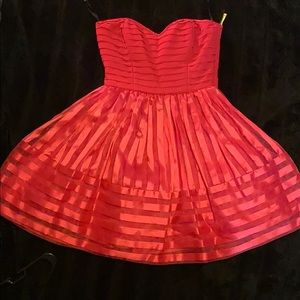 Big puffy Hot pink Betsey Johnson dress